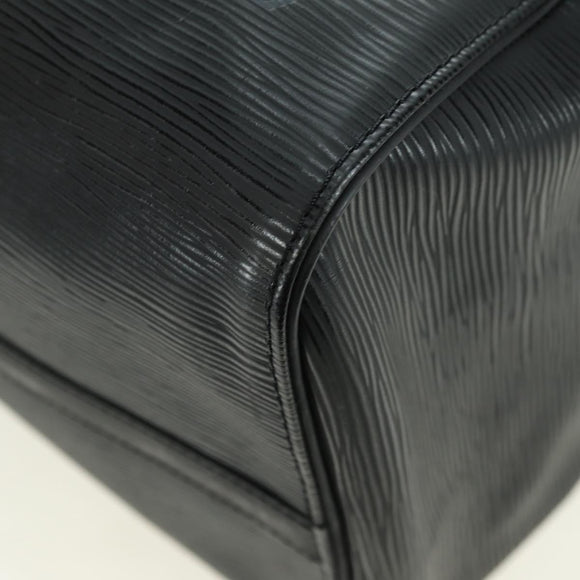 LOUIS VUITTON Epi Keepall 45 Boston Bag Black M42972 LV Auth 178370SAV