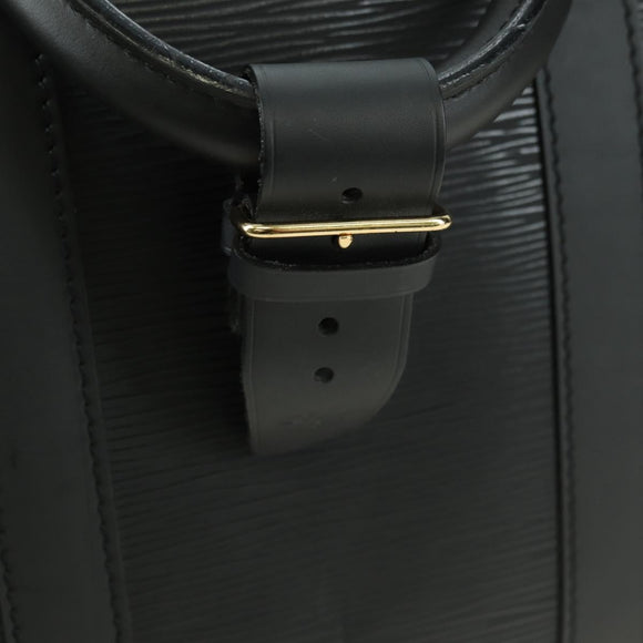 LOUIS VUITTON Epi Keepall 45 Boston Bag Black M42972 LV Auth 178370SAV