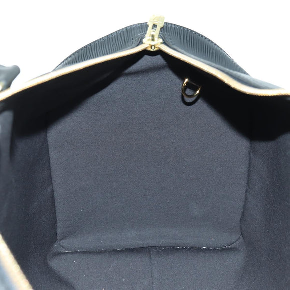 LOUIS VUITTON Epi Keepall 45 Boston Bag Black M42972 LV Auth 178370SAV