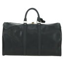 LOUIS VUITTON Epi Keepall 45 Boston Bag Black M42972 LV Auth 178370SAV-13