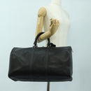LOUIS VUITTON Epi Keepall 45 Boston Bag Black M42972 LV Auth 178370SAV-21