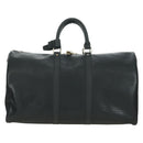 LOUIS VUITTON Epi Keepall 45 Boston Bag Black M42972 LV Auth 178370SAV-2
