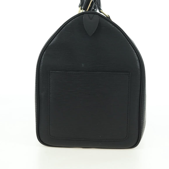 LOUIS VUITTON Epi Keepall 45 Boston Bag Black M42972 LV Auth 178370SAV