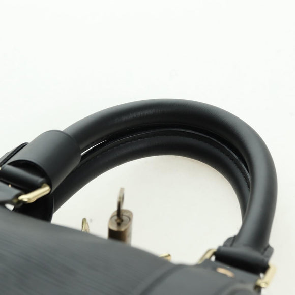 LOUIS VUITTON Epi Keepall 45 Boston Bag Black M42972 LV Auth 178370SAV