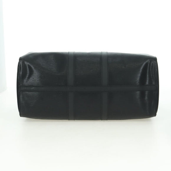 LOUIS VUITTON Epi Keepall 45 Boston Bag Black M42972 LV Auth 178370SAV