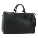 LOUIS VUITTON Epi Speedy 35 Hand Bag Black M42992 LV Auth 178372SAV-1