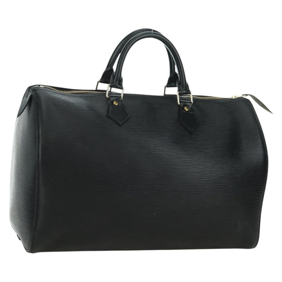 LOUIS VUITTON Epi Speedy 35 Hand Bag Black M42992 LV Auth 178372SAV