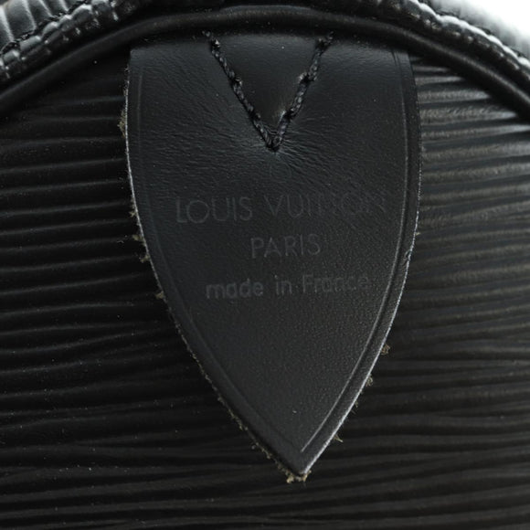 LOUIS VUITTON Epi Speedy 35 Hand Bag Black M42992 LV Auth 178372SAV