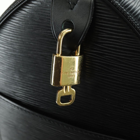 LOUIS VUITTON Epi Speedy 35 Hand Bag Black M42992 LV Auth 178372SAV