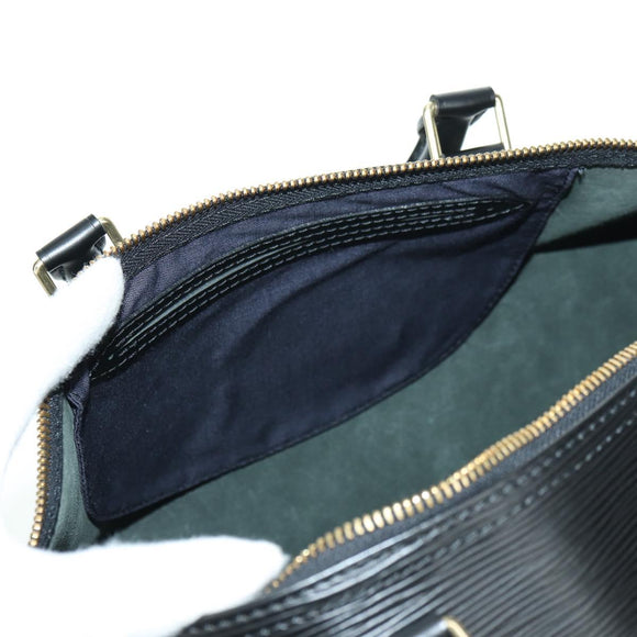LOUIS VUITTON Epi Speedy 35 Hand Bag Black M42992 LV Auth 178372SAV