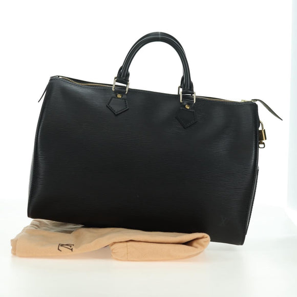 LOUIS VUITTON Epi Speedy 35 Hand Bag Black M42992 LV Auth 178372SAV