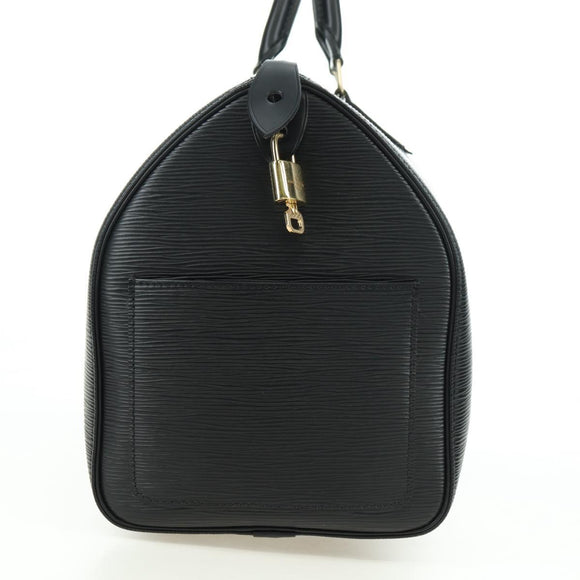LOUIS VUITTON Epi Speedy 35 Hand Bag Black M42992 LV Auth 178372SAV