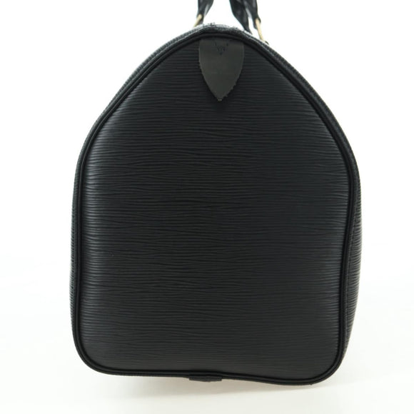 LOUIS VUITTON Epi Speedy 35 Hand Bag Black M42992 LV Auth 178372SAV