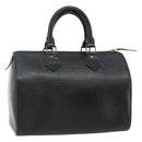 LOUIS VUITTON Epi Speedy 25 Hand Bag Black M59042 LV Auth 178373A-1