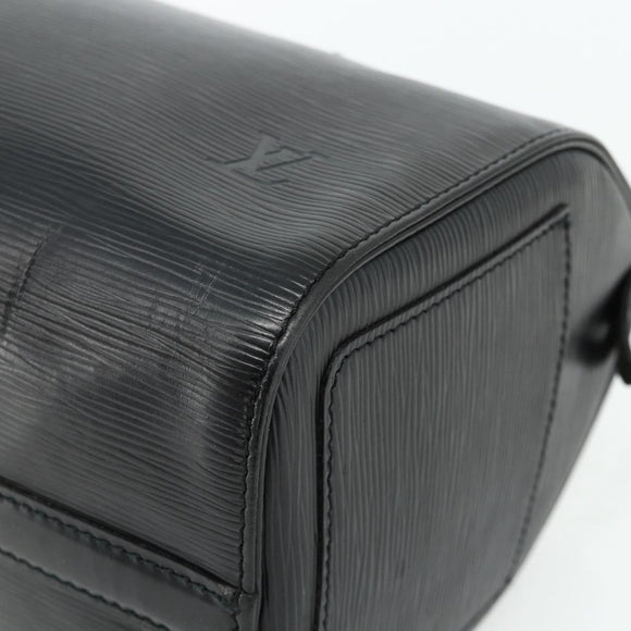 LOUIS VUITTON Epi Speedy 25 Hand Bag Black M59042 LV Auth 178373A