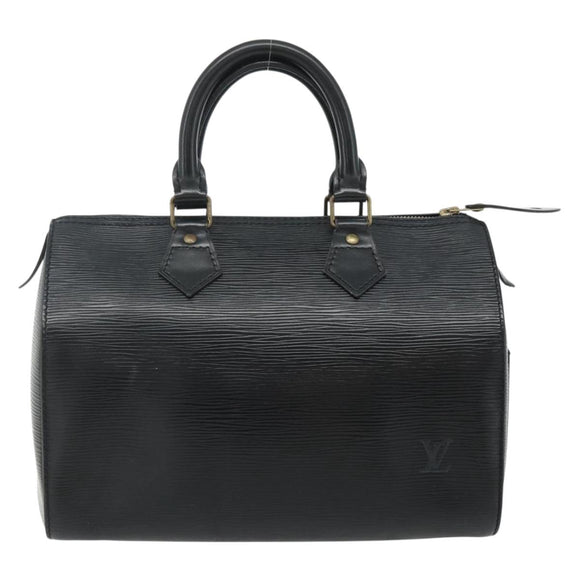 LOUIS VUITTON Epi Speedy 25 Hand Bag Black M59042 LV Auth 178373A