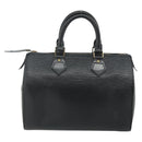 LOUIS VUITTON Epi Speedy 25 Hand Bag Black M59042 LV Auth 178373A-3