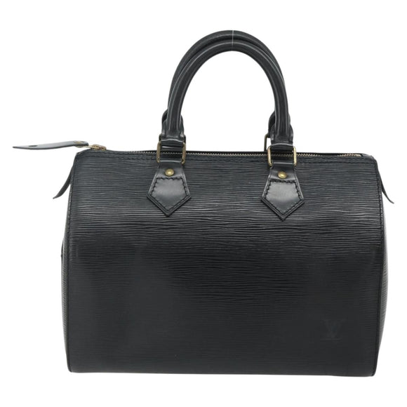 LOUIS VUITTON Epi Speedy 25 Hand Bag Black M59042 LV Auth 178373A