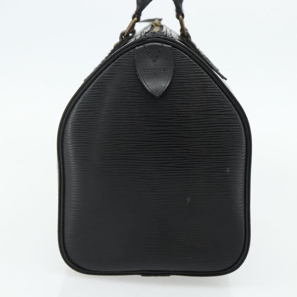 LOUIS VUITTON Epi Speedy 25 Hand Bag Black M59042 LV Auth 178373A