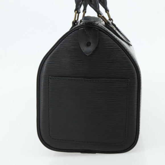 LOUIS VUITTON Epi Speedy 25 Hand Bag Black M59042 LV Auth 178373A