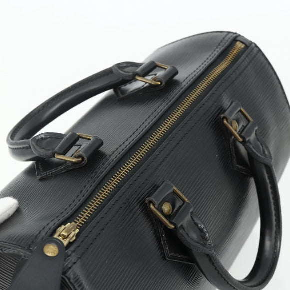 LOUIS VUITTON Epi Speedy 25 Hand Bag Black M59042 LV Auth 178373A