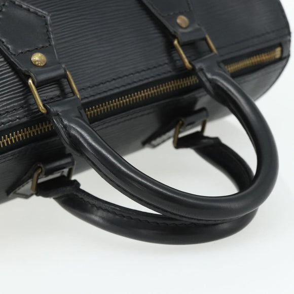 LOUIS VUITTON Epi Speedy 25 Hand Bag Black M59042 LV Auth 178373A