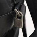 PRADA Boston Bag Nylon 2-weg Zwart Zilver Auth 178374-22
