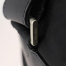 PRADA Boston Bag Nylon 2-weg Zwart Zilver Auth 178374-10