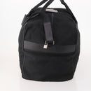 PRADA Boston Bag Nylon 2-weg Zwart Zilver Auth 178374-3