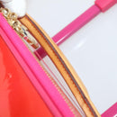 LOUIS VUITTON Monogram Vernis Pegas 45 Suitcase Rose Pop M93713 LV Auth 178376-15