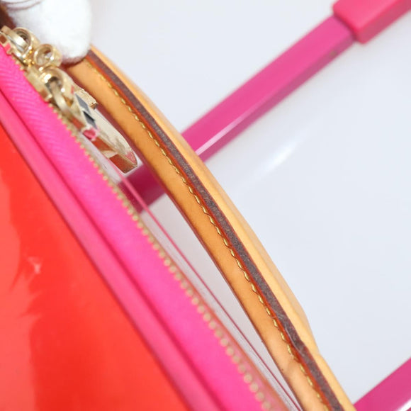 LOUIS VUITTON Monogram Vernis Pegas 45 Suitcase Rose Pop M93713 LV Auth 178376