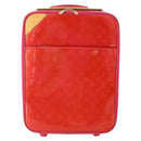 LOUIS VUITTON Monogram Vernis Pegas 45 Suitcase Rose Pop M93713 LV Auth 178376-13