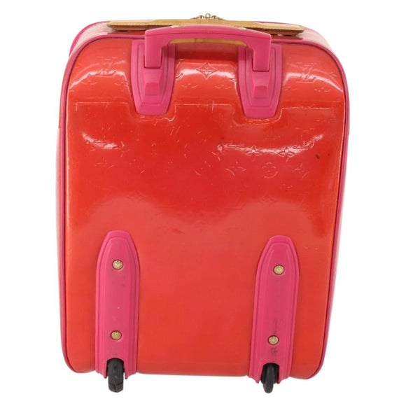 LOUIS VUITTON Monogram Vernis Pegas 45 Suitcase Rose Pop M93713 LV Auth 178376