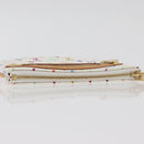 LOUIS VUITTON Monogram Multicolor Pochette MM Pouch White M60028 LV Auth 178378A-7