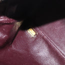 CHANEL Matelasse Chain Shoulder Bag Lamb Skin Black Gold CC Auth 178381A-21