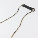 CHANEL Matelasse Chain Shoulder Bag Lamb Skin Black Gold CC Auth 178381A-8