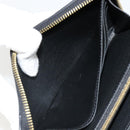 LOUIS VUITTON Monogram Empreinte Zippy Wallet Black M61864 LV Auth 178382A-18