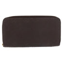 LOUIS VUITTON Monogram Empreinte Zippy Wallet Dark Brown M60548 LV Auth 178383A-13