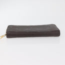 LOUIS VUITTON Monogram Empreinte Zippy Wallet Dark Brown M60548 LV Auth 178383A-6