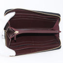 CHANEL Matelasse Long Wallet Lamb Skin Black Gold CC Auth 178384M-14