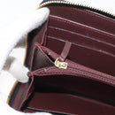 CHANEL Matelasse Long Wallet Lamb Skin Black Gold CC Auth 178384M-19