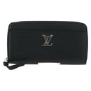 LOUIS VUITTON Zippy Rock Me Long Wallet Leather Black M62622 LV Auth 178386M-13