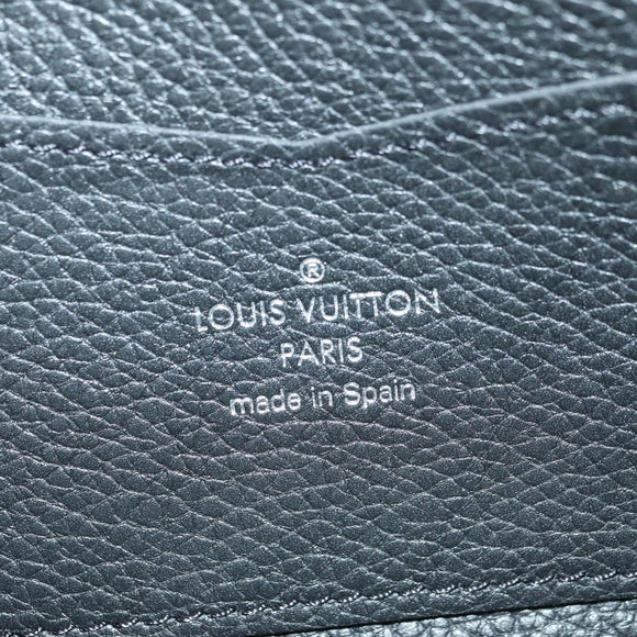 LOUIS VUITTON Zippy Rock Me Long Wallet Leather Black M62622 LV Auth 178386M