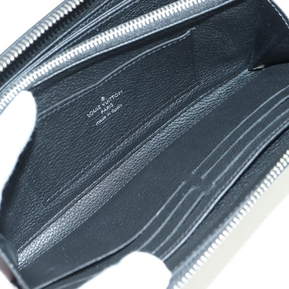 LOUIS VUITTON Zippy Rock Me Long Wallet Leather Black M62622 LV Auth 178386M