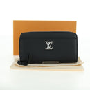 LOUIS VUITTON Zippy Rock Me Long Wallet Leather Black M62622 LV Auth 178386M-12