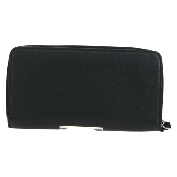 LOUIS VUITTON Zippy Rock Me Long Wallet Leather Black M62622 LV Auth 178386M