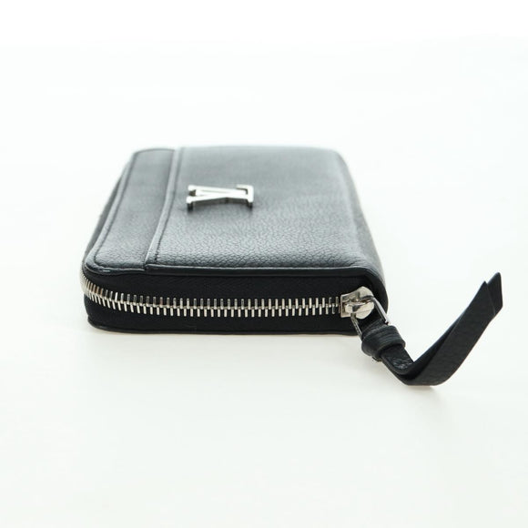 LOUIS VUITTON Zippy Rock Me Long Wallet Leather Black M62622 LV Auth 178386M