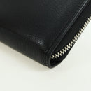 LOUIS VUITTON Zippy Rock Me Long Wallet Leather Black M62622 LV Auth 178386M-14