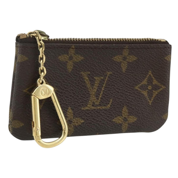LOUIS VUITTON Monogram Pochette Cles Coin Purse M62650 LV Auth 178389A