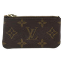 LOUIS VUITTON Monogram Pochette Cles Coin Purse M62650 LV Auth 178389A-13